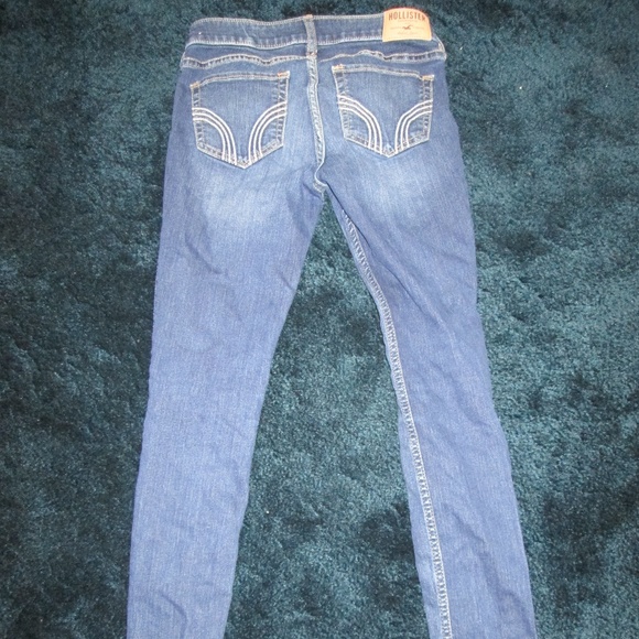 Hollister - Medium Wash Jeans Size 00S W23 X L29 - Picture 3 of 6